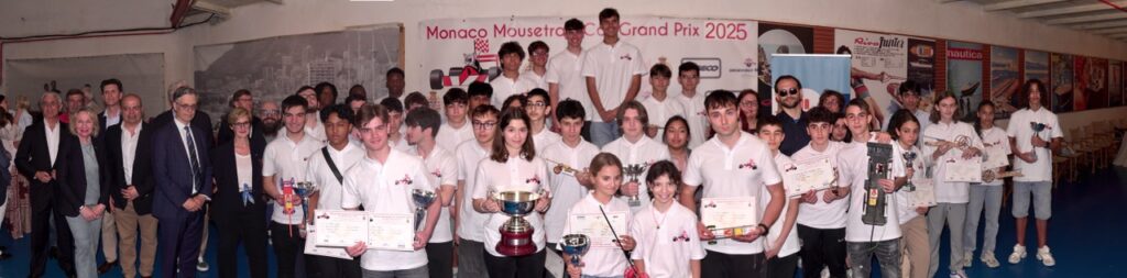 Tutti i vincitori ed coloro che hanno premiato al Monaco mouse Trap 2025