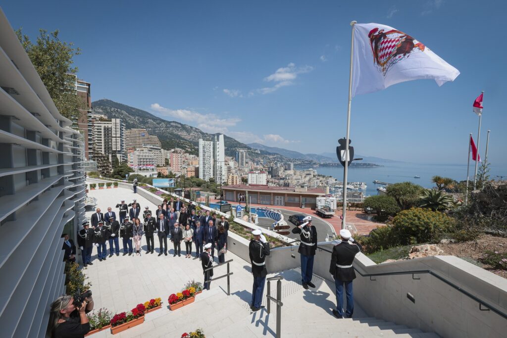 Inaugurato da Charlotte Casiraghi il nuovo posto di Polizia al Jardin Exotique