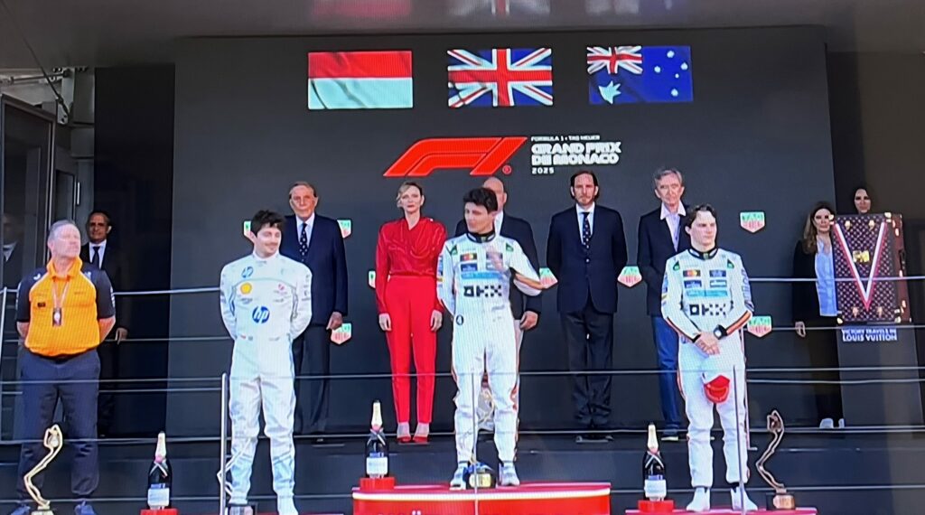 Norris vince il GP di Monaco, Secondo Leclerc su Ferrari e terzo Piastri. Alle ore 20 scende in campo la roca Team a Dubai per la finale di Euroleague