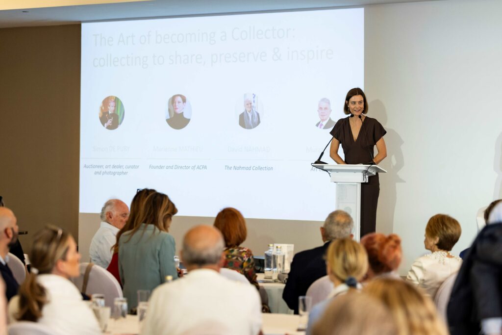 Summit del Monaco private Label con Chloe Leclercq  in presenza del Principe Alberto