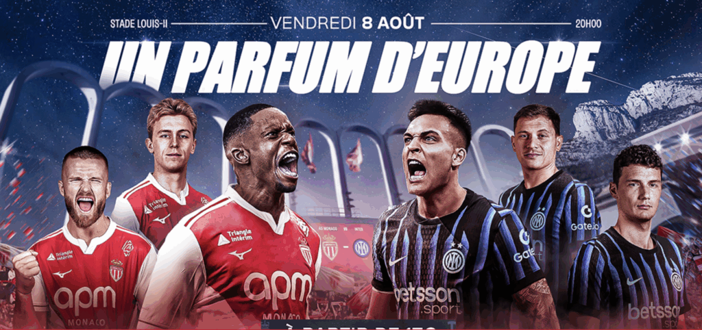 Calcio: ASMonaco-Inter, una sfida di gala allo stadio Louis II