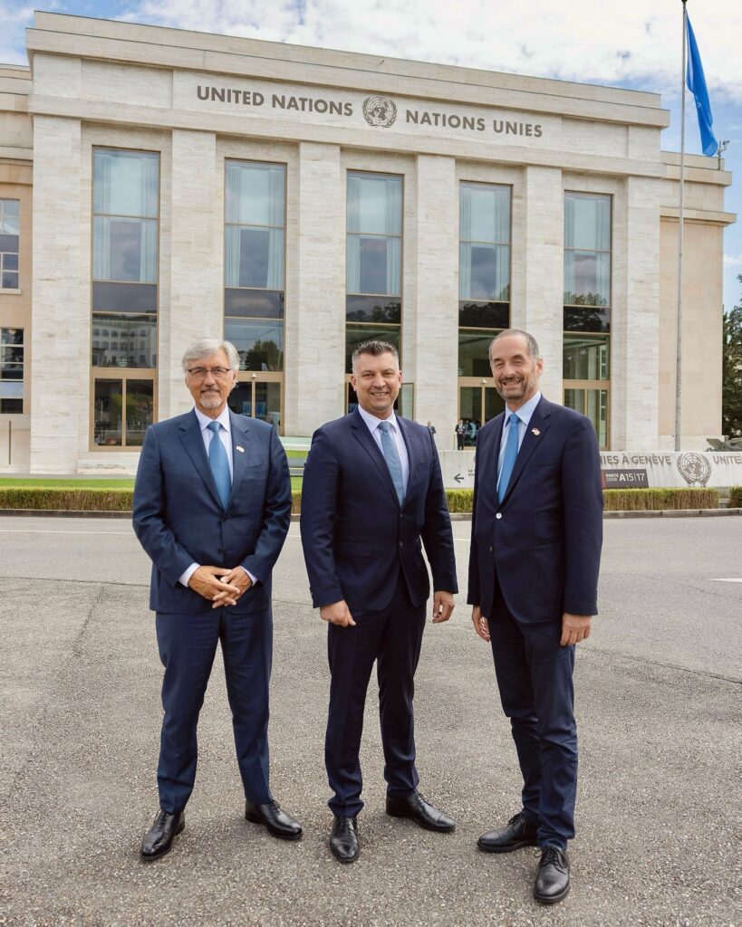 Thomas Brezzo ha partecipato alla 6a Conferenza Mondiale dei Presidenti di Palramento a Ginevra presso le Nazioni Unite.
