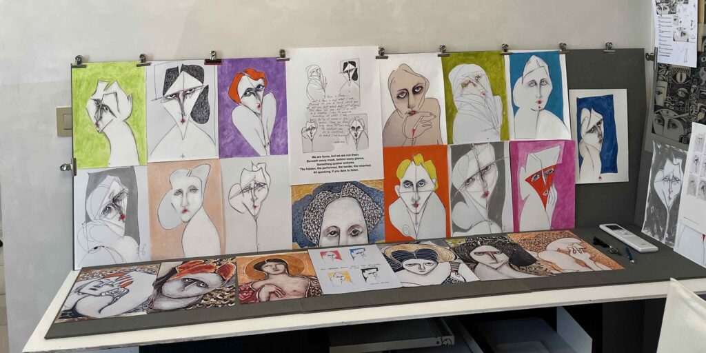 Jane Jemayel: conversazioni illustrate tra libertà ed oceani