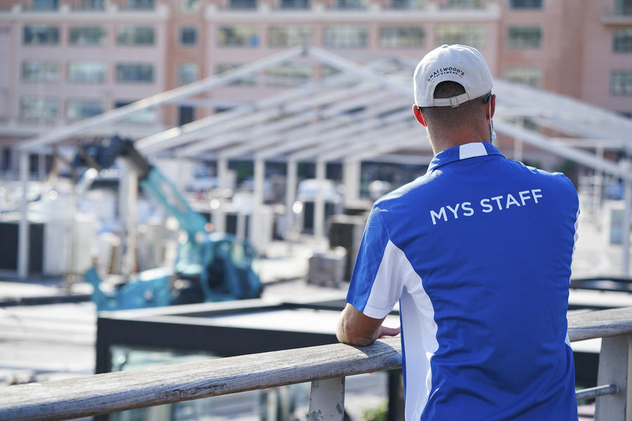 Dal 30 agosto inizia il montaggio del Monaco Yacht Show nel porto di Monaco