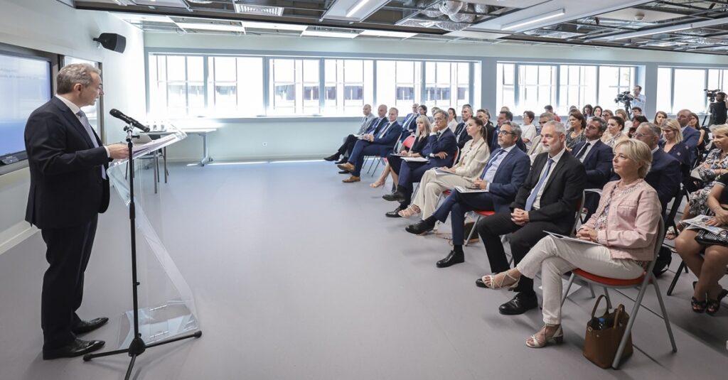 Il direttore Vinci durante la presentazione dell'anno scolastico