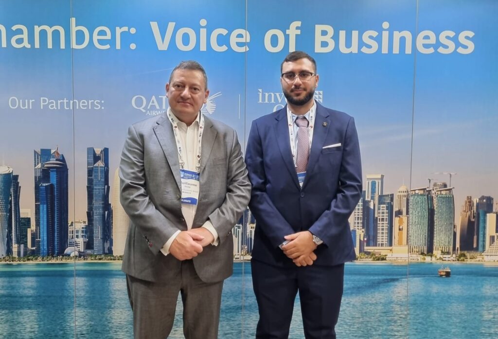 Guillaume Rose che ha incontrato anche Ahmed Al-Hayki d’Invest Qatar.
