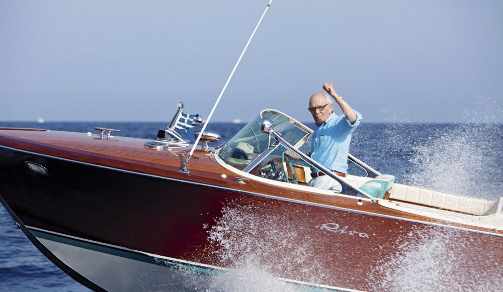 Carlo Riva a bordo del suo Lipicar IV, ft.©Guillaume Plisson