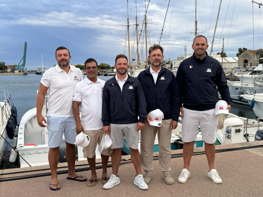 I componenti della squadra di pesca sportiva di Monaco arrivati 5° ai Mondiali