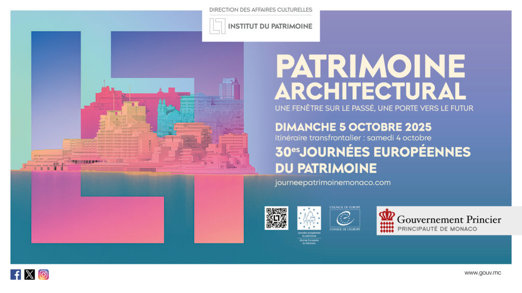 DOMENICA 5 OTTOBRE, MONACO CELEBRA LA 30a edizione della giornata Europea del Patrimonio