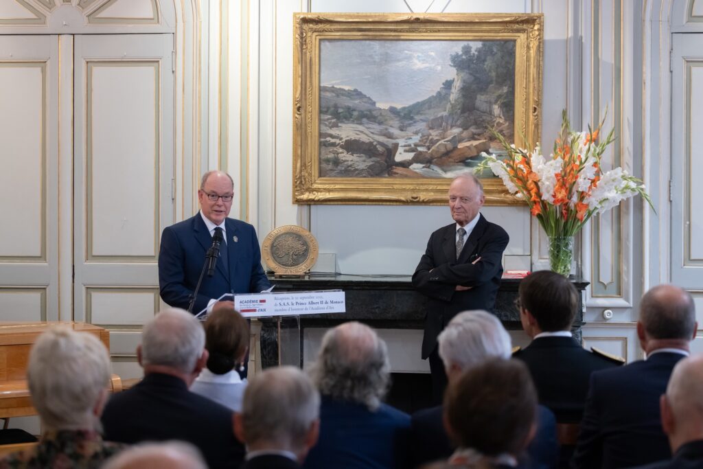 Il Principe Alberto è stato nominato membro onorario dell'Accademia delle scienze, agricoltura, arti e belle lettere di Aix