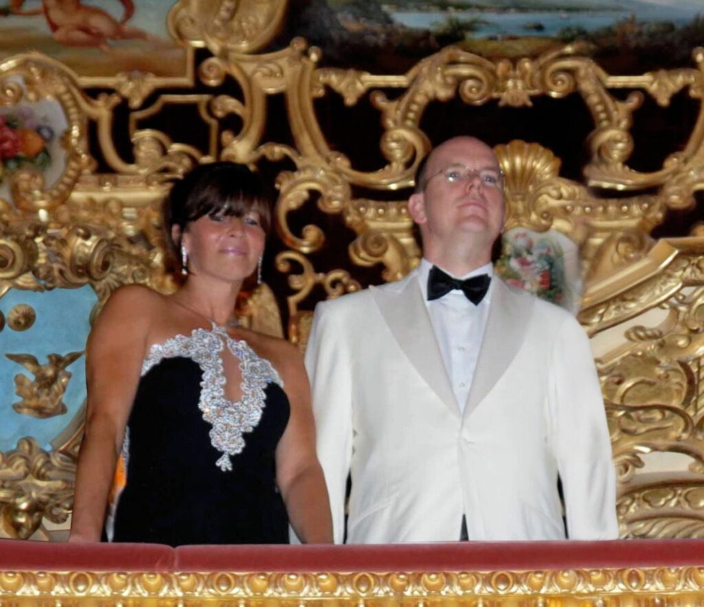 Smadar Eisenberg con i lPrincipe di Monaco alla Fenice di Venezia