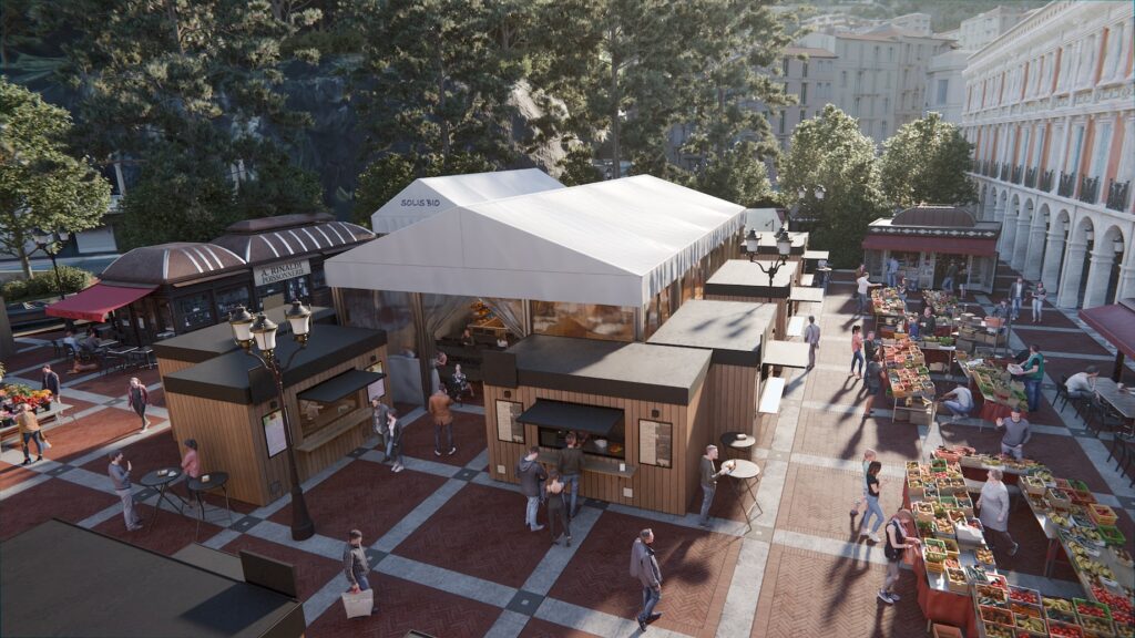 Ecco a cosa assomiglierà la piazza del mercato della Condamine da gennaio 2026