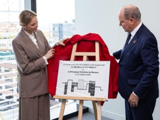 I Principi di Monaco inaugurano la sede della SMEG rinnovata