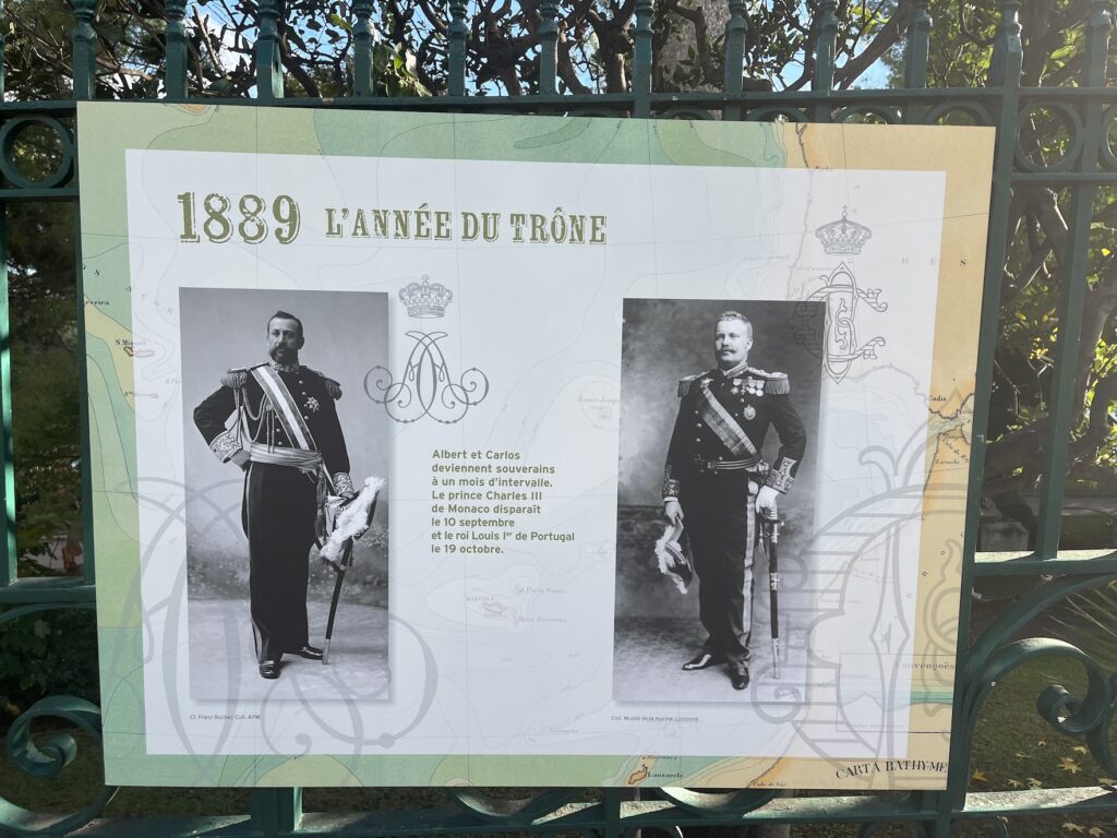 Il Principe Albert I er il re Carlos I di Portogallo