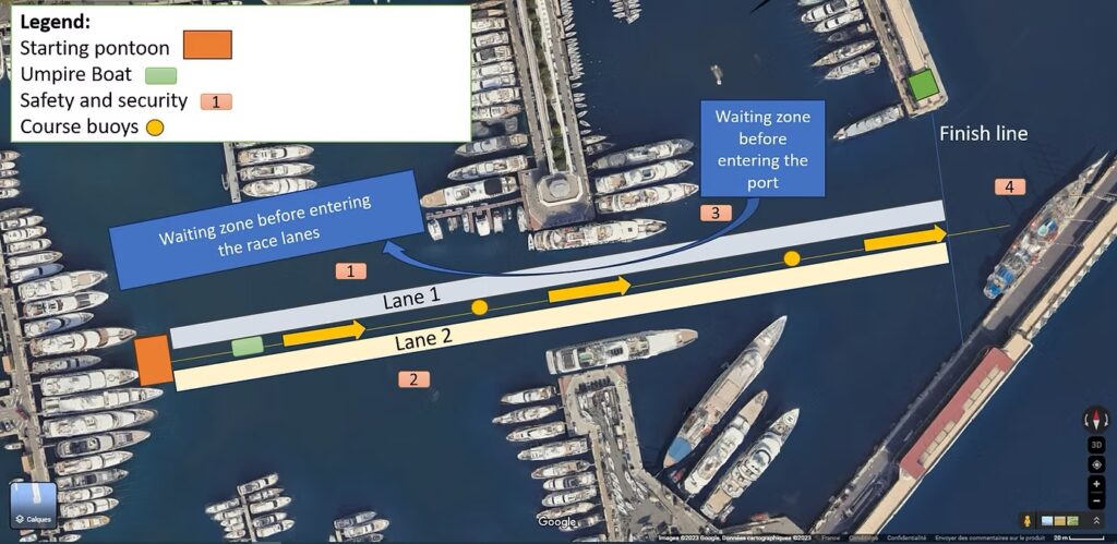 aviron Monaco Challenge 1lbert II, prova sprint la domenica