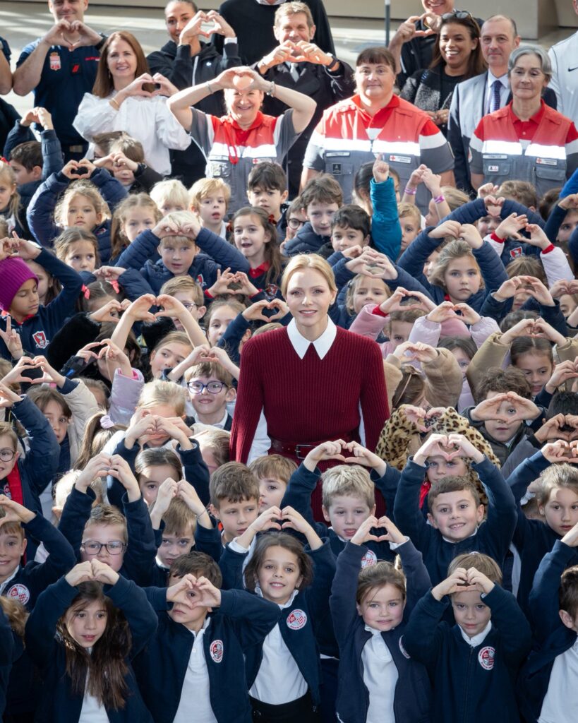 La Principessa Charlene partecipa alla giornata di sensibilizzazione agli annegamenti