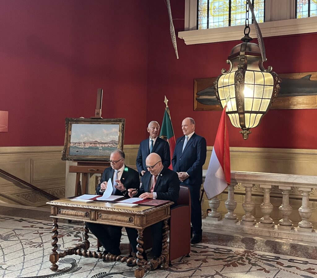 Firma accordo mare- Monaco Portogallo