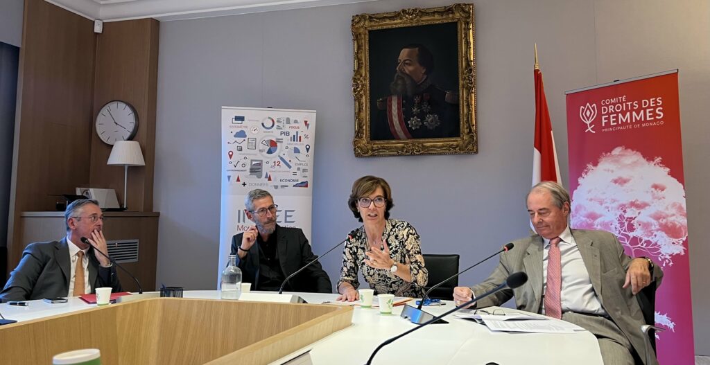 Conferenza stampa per annunciare il risultato dell'inchiesta dell'Istituto di Statistica monegasco sulla disparità salariali tra uomo e donna