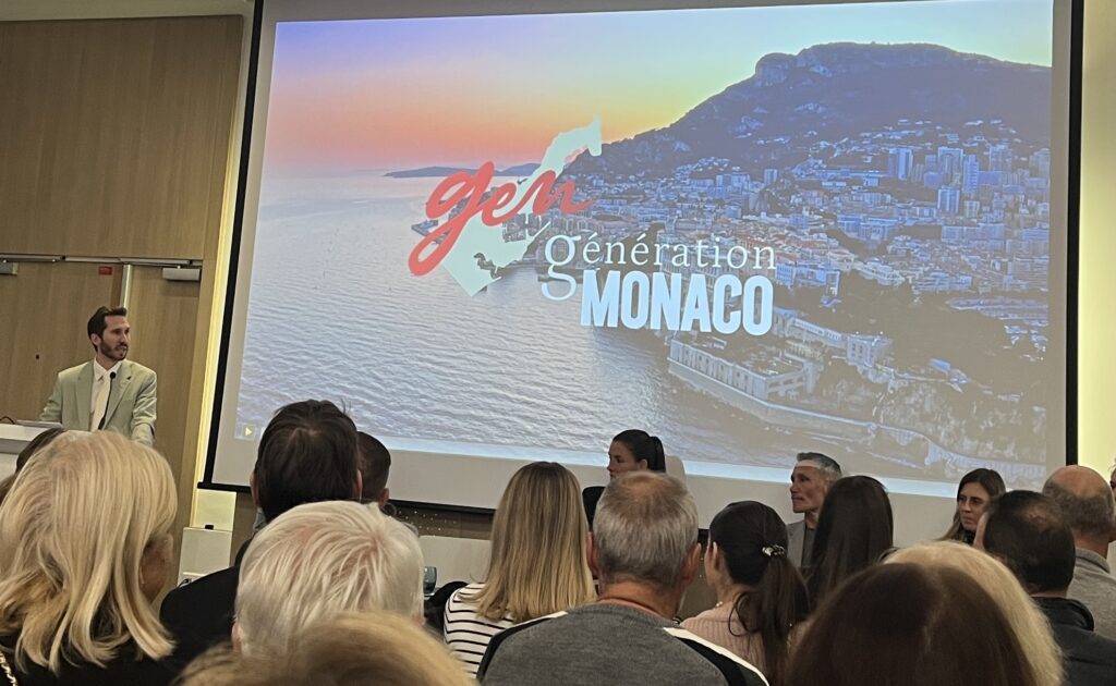 Incontro di Génération Monaco dedicato allo sport nel Principato: testimonianze, sfide, atleti e prospettive in vista di Monaco Capitale Europea dello Sport 2025.