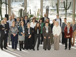 Monaco assume la presidenza di turno di Pelagos, Isabelle Rosabrunetto Direttore Generale del Dipartimento delle Relazioni Estere e il Dottor Maria Betti Segretario Esecutivo del Santuario Pelagos con gli altri partecipanti alla riunione