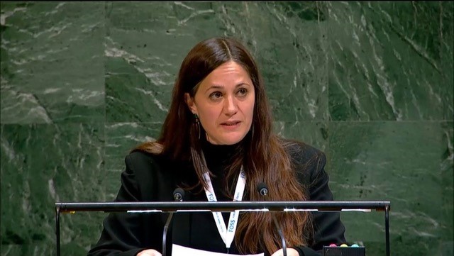 Daphné Le son intervenuta dalla tribuna dell'ONU ha riaffermato l'impegno di Monaco per lo sport per la pace e lo sviluppo