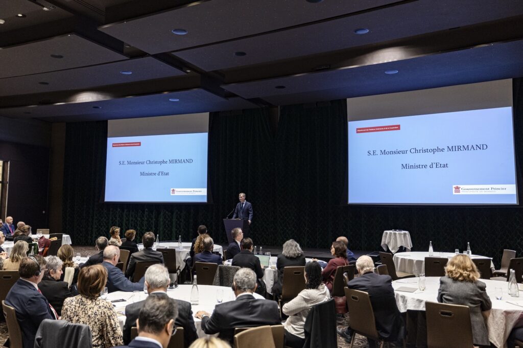  il Ministro di Stato, Christophe Mirmand intervenuto alla riunione dei Consoli Onorari