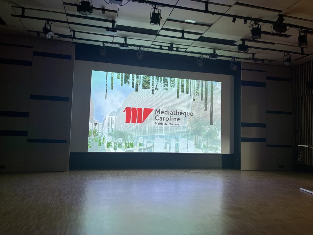 Auditotium della Médiathèque di Monaco