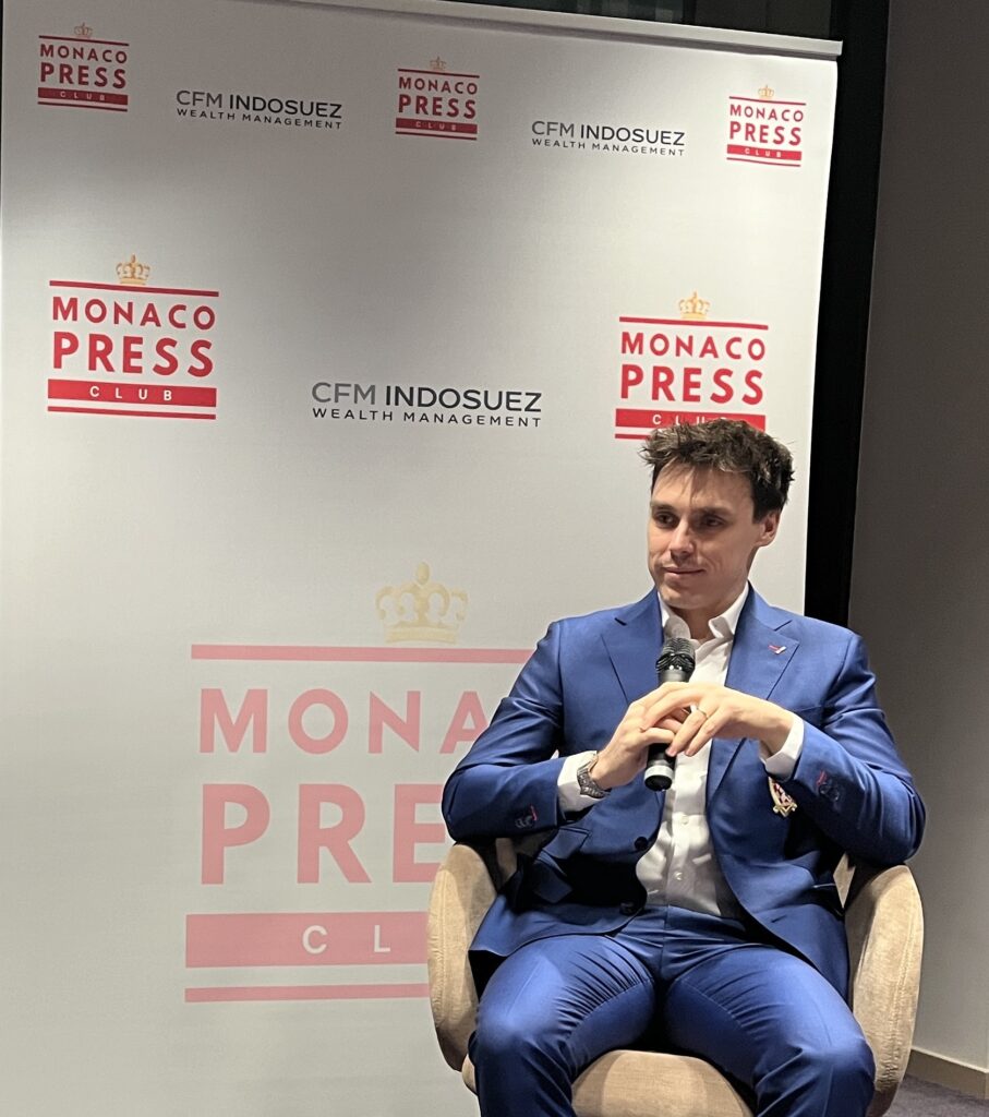 Louis Ducruet si è raccontato al Monaco Press Club