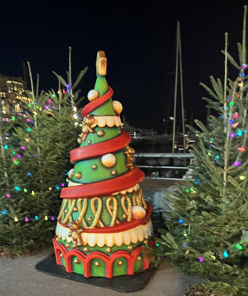 albero di Natale Porto di Monaco