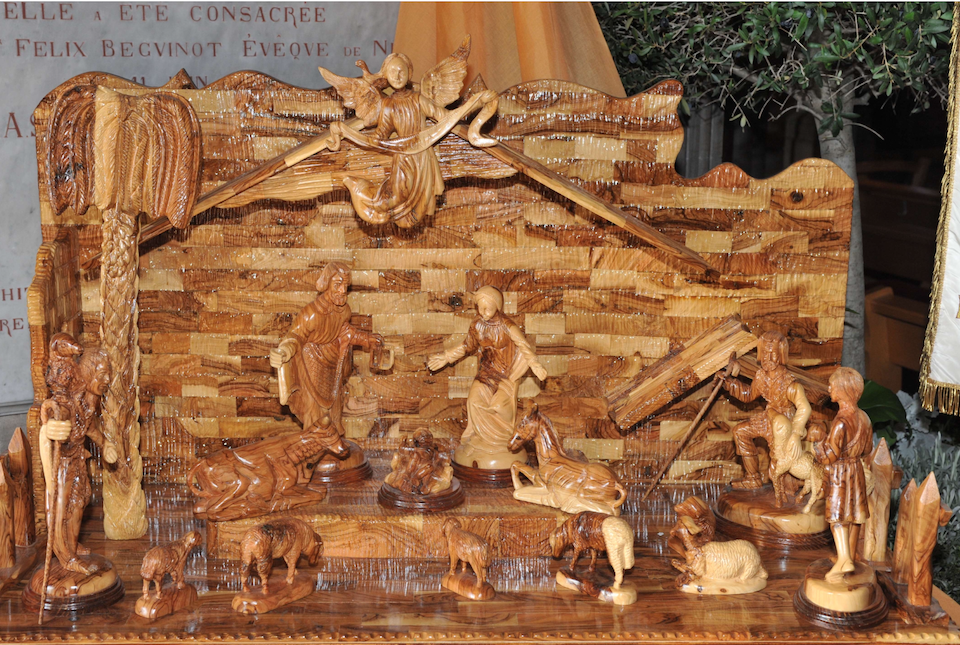 Il Presepe d'ulivo del Santo Sepolcro