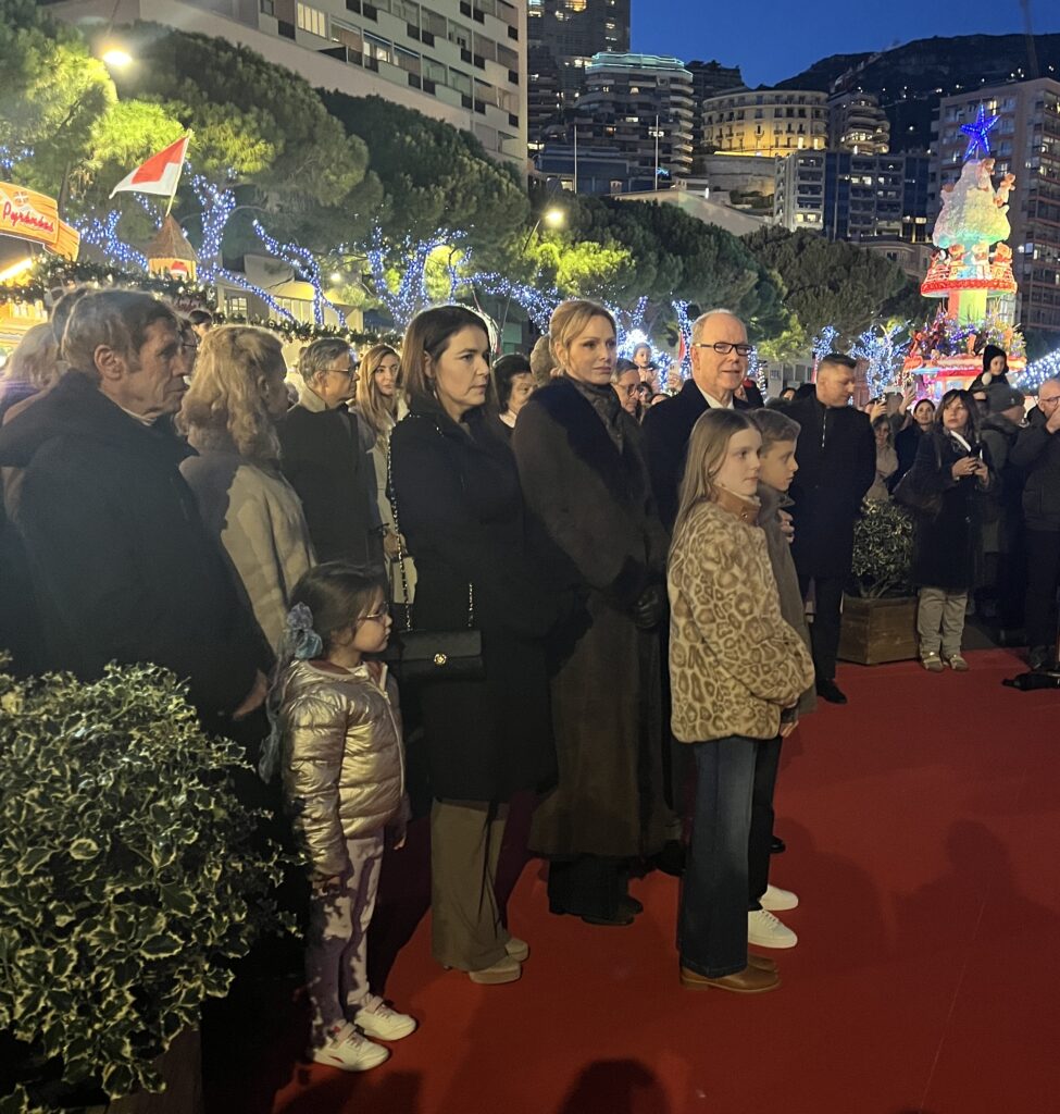 I Principi  di Monaco inaugurano i lVillaggio di Natale