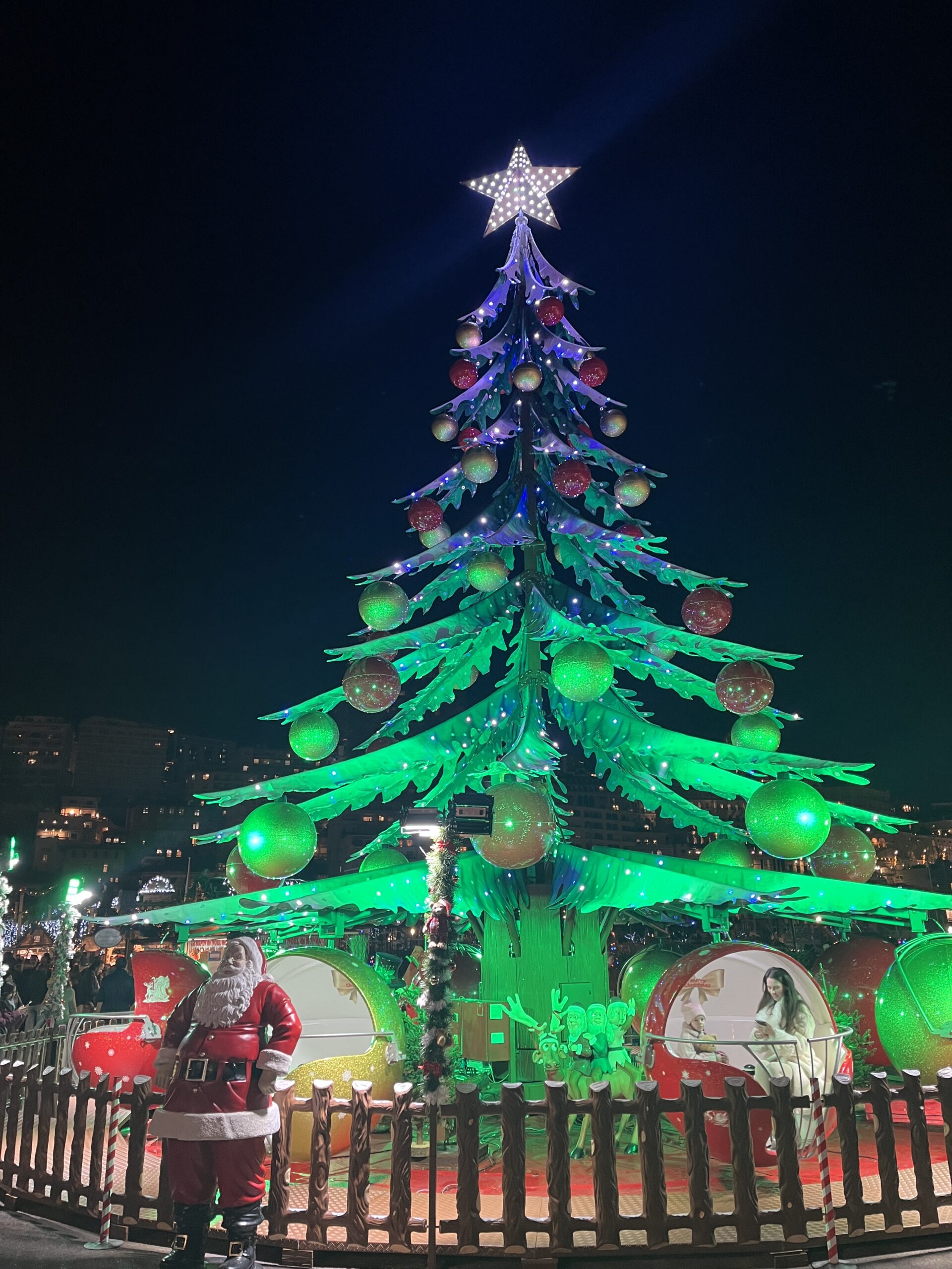 albero di Natale Porto di Monaco