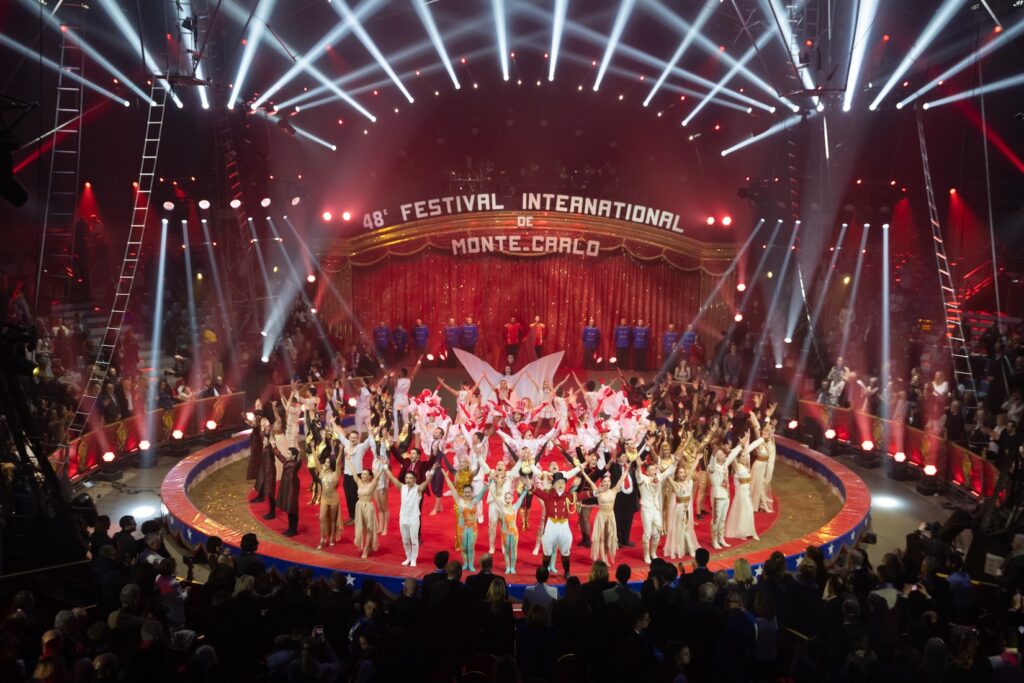 Inaugurato dai Principi alberto II e Stephanie il 48° Festival del circo Internazionale di Monte-Carlo