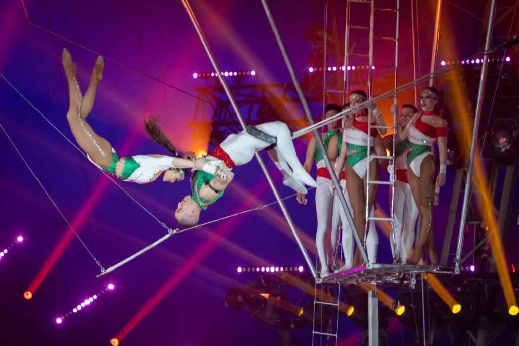 I Flying Fuentes Gasca  hanno vinto il Clown d'Oro al Festival del Circo di Monte-Carlo