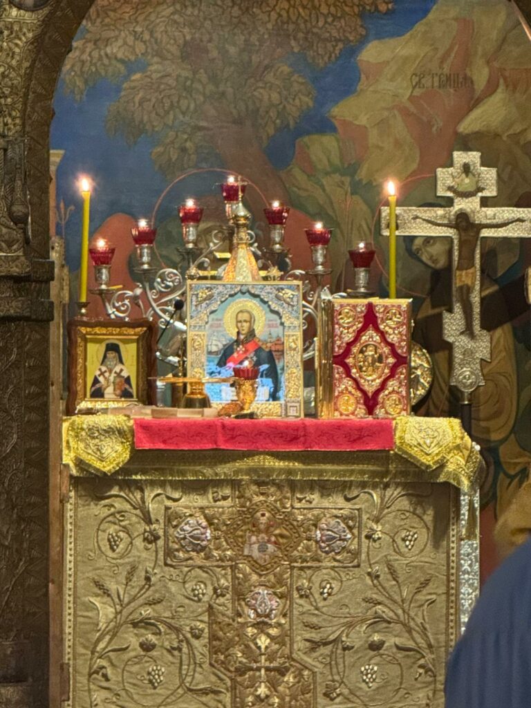 Icona di San Fëdor Ušakov a Nizza