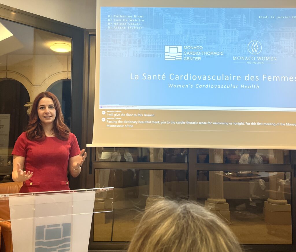 Valentina Colman ha aperto i ldibattito sulle malattie cardiache delle donne