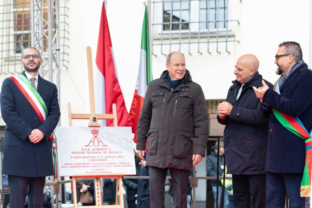 Targa dei Siti Storici dei Grimaldi a Millesimo