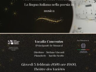 La Dante Monaco invita alla serata con il coro diretto da Stefano Visconti "Nel Mondo si vede meraviglia, ispirato alla poesia di Dante