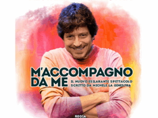 Risate e Riflessioni con la nuova proposta de Il Teatro della Vita con lo spettacolo "M'accompagno da Me", scritto e interpretato da Michela Ginestra, con la regia di Roberto Ciufoli.