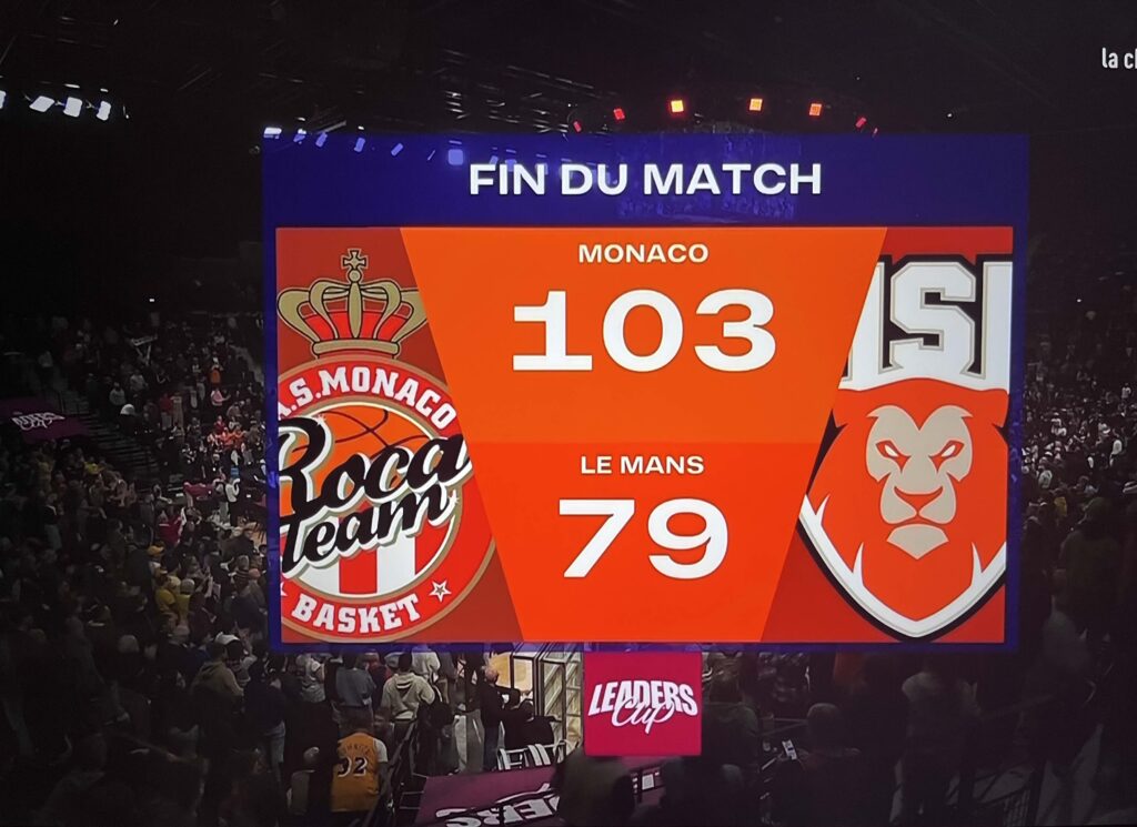 Finale senza storia all’Arena Futuroscope: 103-79 per la Roca Team, che alza il trofeo per la quarta volta.