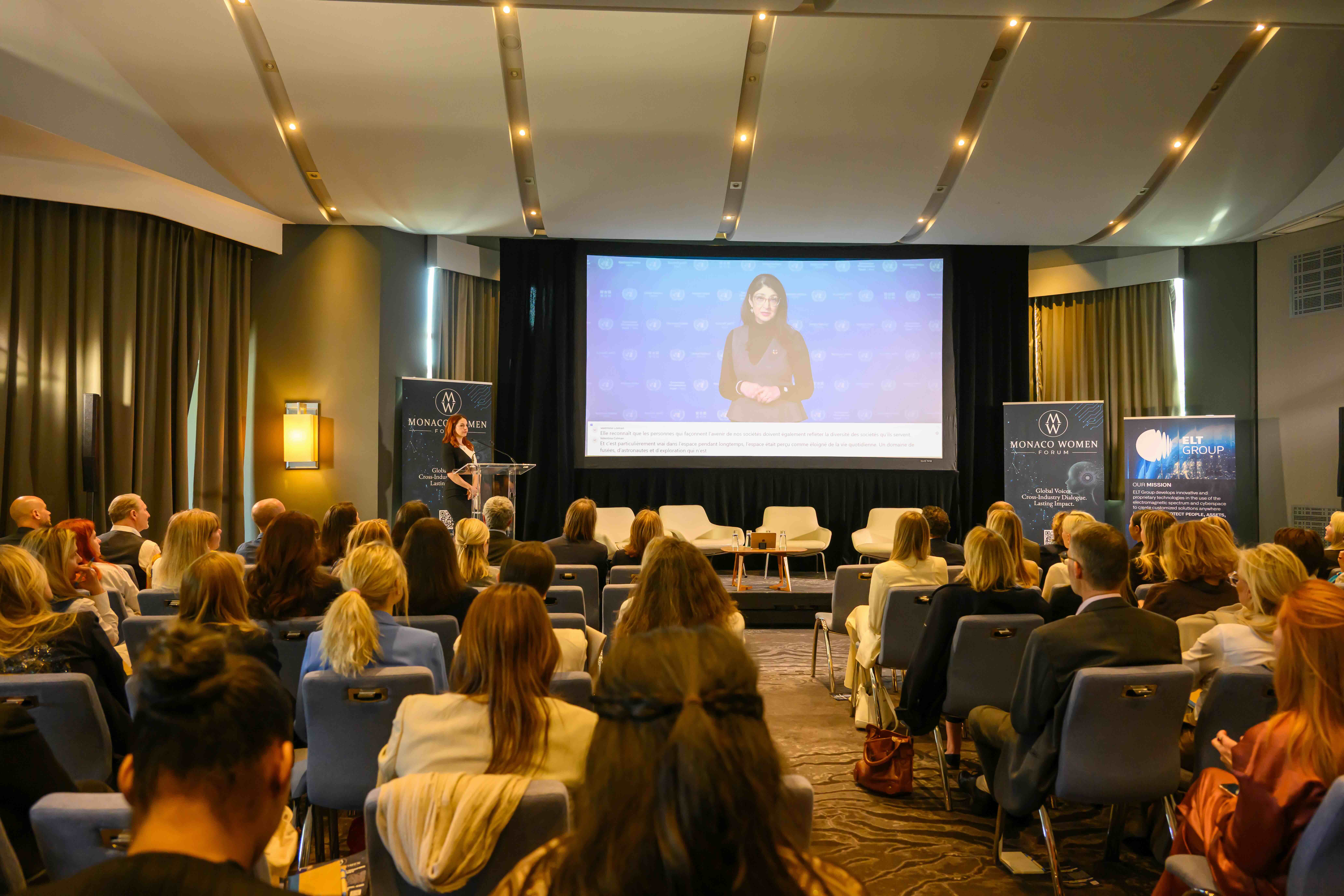 Al Monaco Women forum il video discorso del DIrettore UNOOSA Aarti Holla-Maini