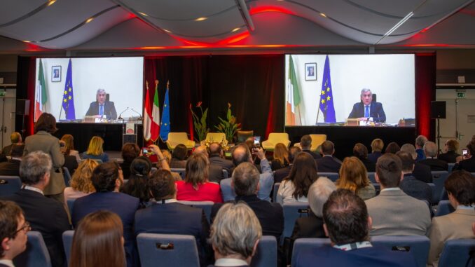 Business forum Italia-Monaco organizzato dall'Ambasciata d'Italia a Monaco con panel su investimenti nel made in Italy, nautica, ospitalità e finanza