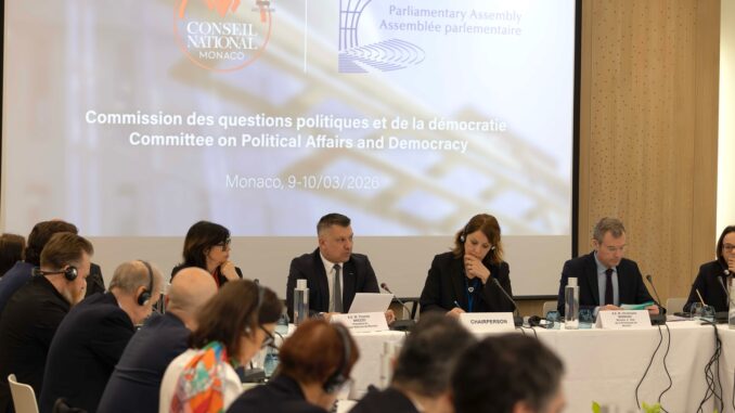 Per la prima volta la Commissione politica dell’Assemblea parlamentare del Consiglio d’Europa si è riunita nel Principato, in vista della presidenza monegasca del Comitato dei Ministri.