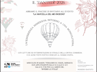 Dalla mongolfiera simbolica alle terzine recitate al tramonto: il Principato celebra Dante Alighieri con una giornata tra arte, lingua e musica.