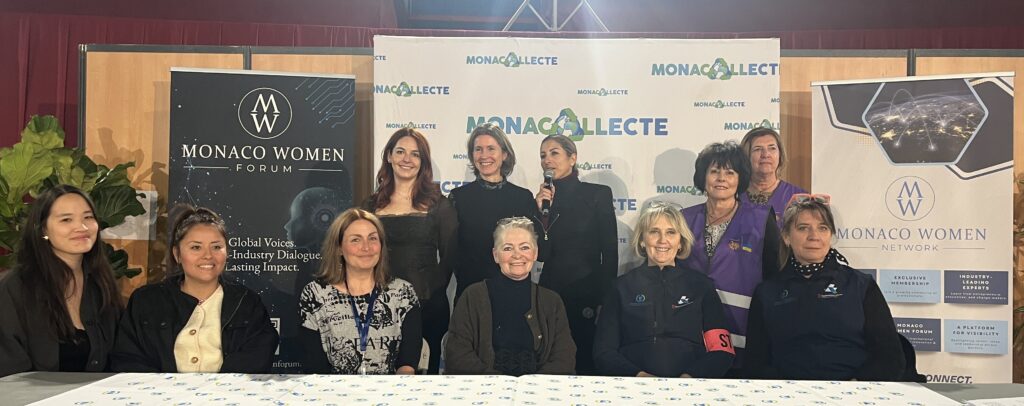 Le donne della SMA che hanno partecipato alla tavola rotonda moderata da Valentina Colman per il Monaco Women Network ft. WSM Agency
