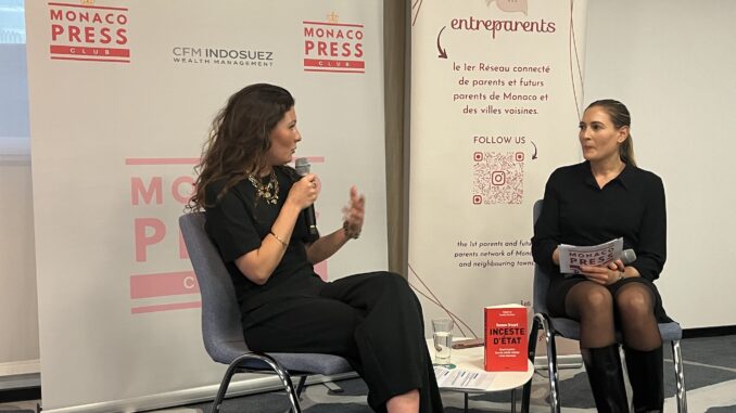 La giornalista Romane Brisard ospite del Monaco Press Club denuncia, con un libro inchiesta, il sistema giudiziario francese, che non proteggere i minori.