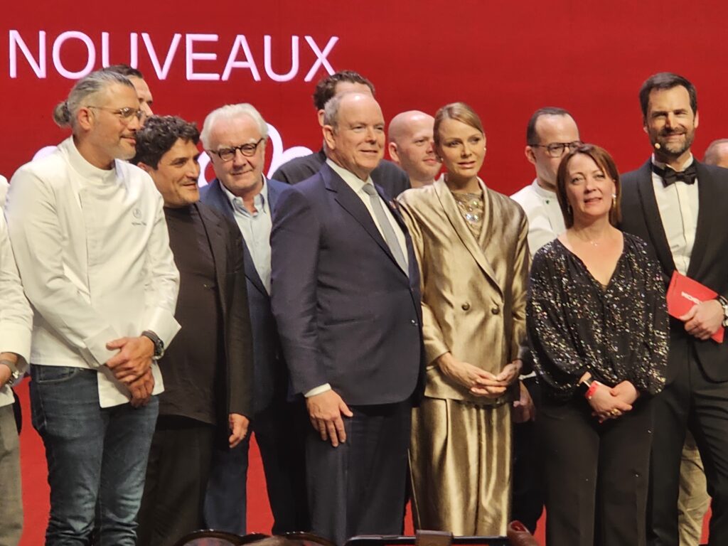I Principi di Monaco hanno presenziato alla consegna delle stelle Michelin.