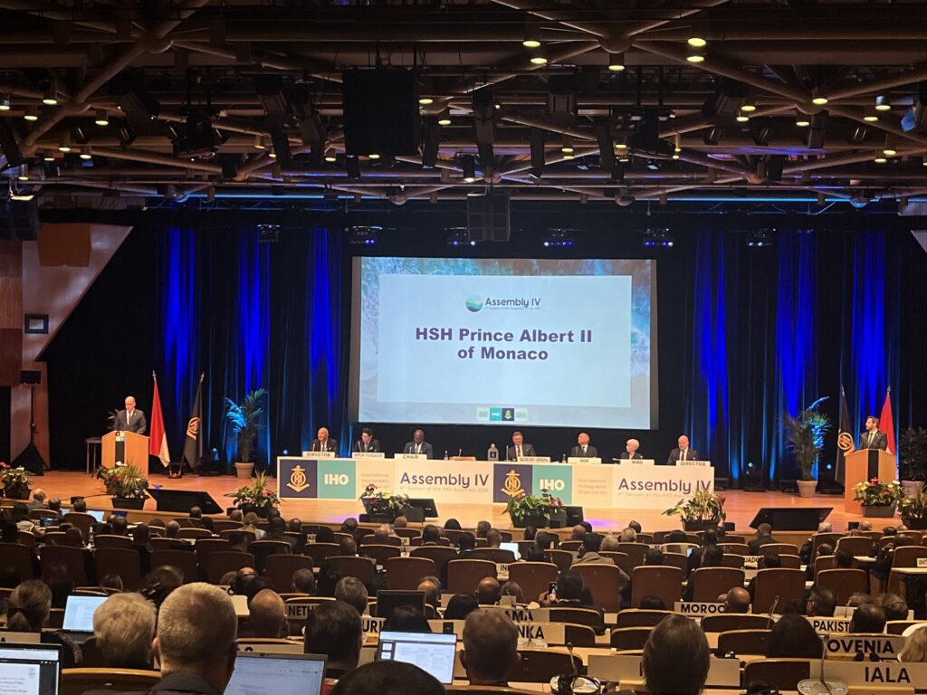 Il Sovrano di Monaco apre la IV Assemblea Generale OHI all'Auditorium.