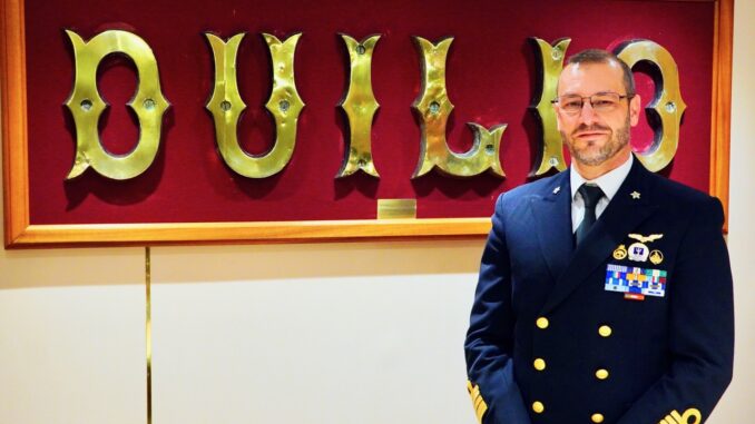 Il comandante Salvatore D’Amico racconta la missione del D554 Caio Duilio a Monaco per l’Assemblea dell’Organizzazione Idrografica Internazionale.