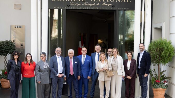 Al Consiglio Nazionale di Monaco è stato ufficialmente istituito il nuovo gruppo d’amicizia Italia-Monaco.